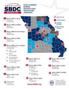 SBDC Coverage Map 